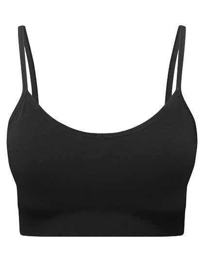 Women´s Recycled Seamless ´3D Fit´ Multi-Sport Flex Bra in Black, Größe XL