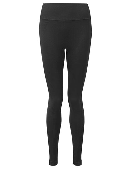 Women´s Recycled Seamless ´3D Fit´ Multi-Sport Flex Leggings in Black, Größe XL