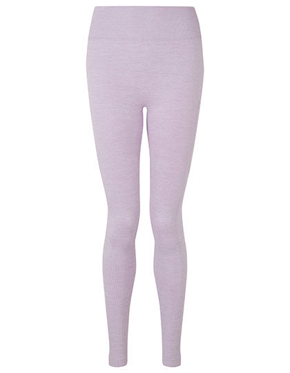 Women´s Recycled Seamless ´3D Fit´ Multi-Sport Flex Leggings in Lilac Melange, Größe XL
