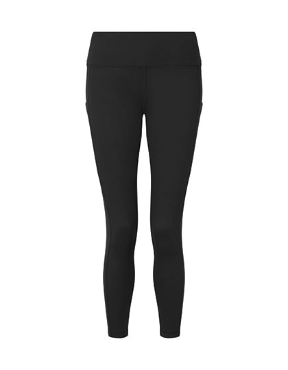 Women´s Recycled Performance 7/8 Leggings in Black, Größe XXL