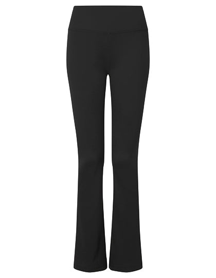 Women´s Recycled Flare Leggings in Black, Größe XXL