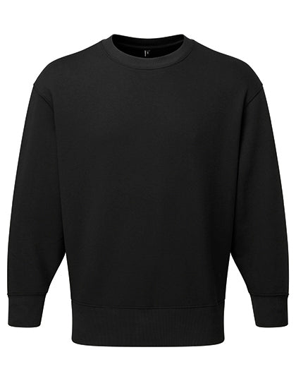 Unisex Recycled Sweatshirt in Black, Größe XXL