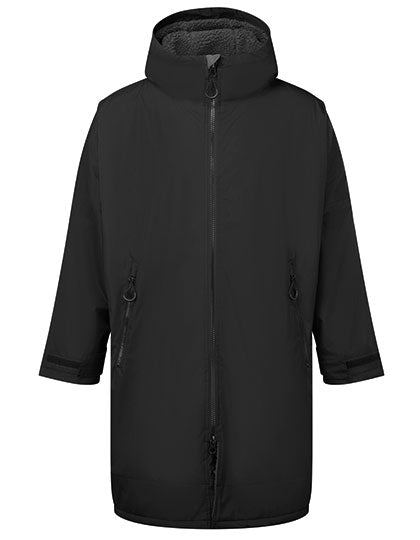 TriDri® All Seasons Waterproof Changing Robe in Black, Größe L/XL