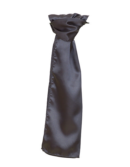 Satin Scarf in Black, Größe 120 x 25cm