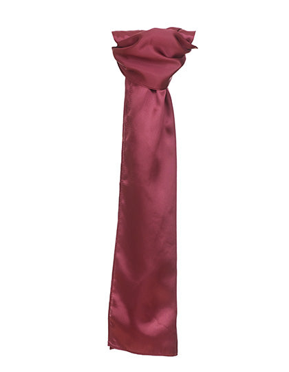 Satin Scarf in Burgundy, Größe 120 x 25cm