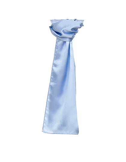 Satin Scarf in Light Blue, Größe 120 x 25cm