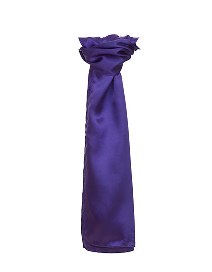 Satin Scarf in Purple, Größe 120 x 25cm