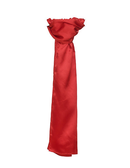 Satin Scarf in Red, Größe 120 x 25cm