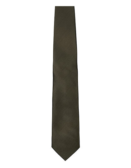 Satin Tie in Brown, Größe 144 x 8,5cm