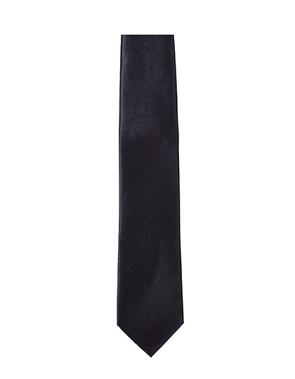 Twill Tie in Black, Größe 144 x 8,5cm