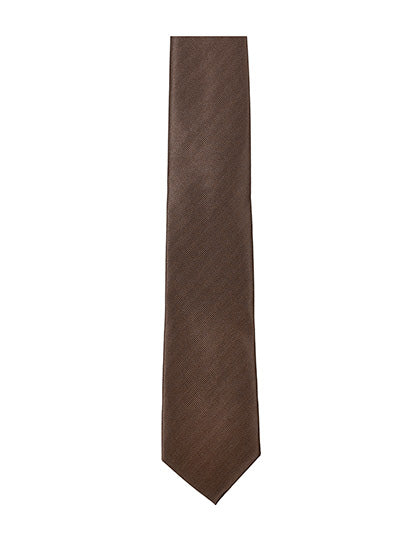 Twill Tie in Brown, Größe 144 x 8,5cm