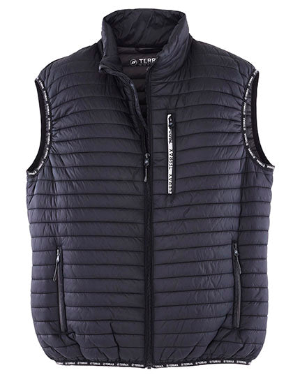 Men´s Quilted Vest in Black, Größe 3XL