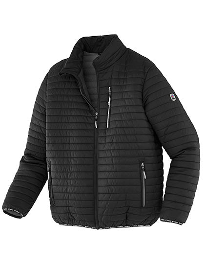 Men´s Quilted Jacket in Black, Größe 4XL