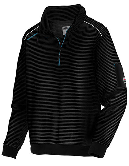 Men´s Knitted Troyer in Black, Größe 4XL