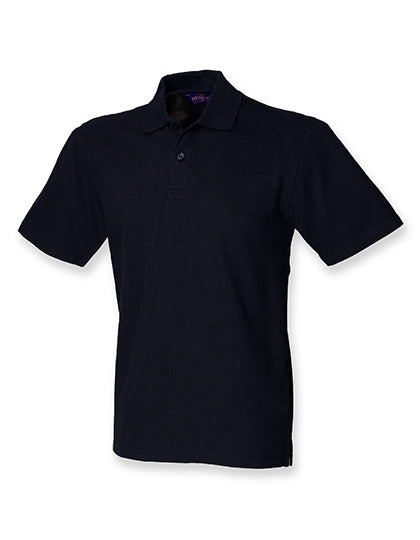 Men´s Stretch Piqué Polo Shirt in Navy, Größe XS