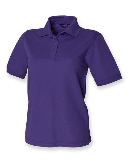 Ladies´ 65/35 Classic Piqué Polo Shirt in Purple, Größe 3XL