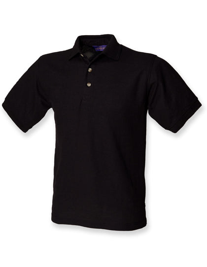 Ultimate 65/35 Piqué Polo Shirt in Black, Größe 3XL