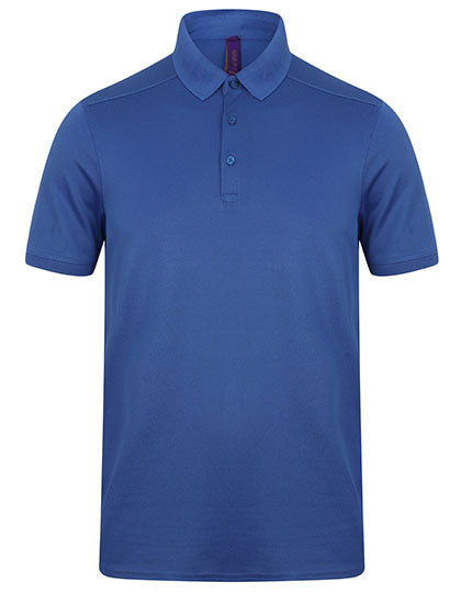 Men´s Slim Fit Stretch Polo Shirt + Wicking Finish in Royal, Größe XXL