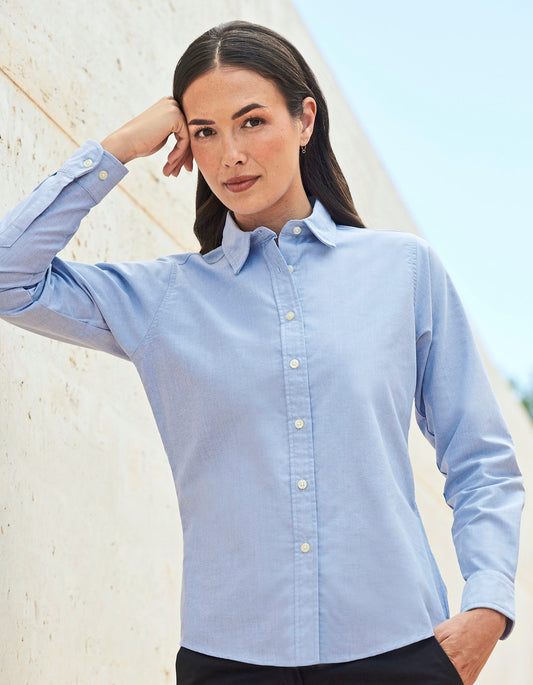Ladies´ Classic Long Sleeved Oxford Shirt