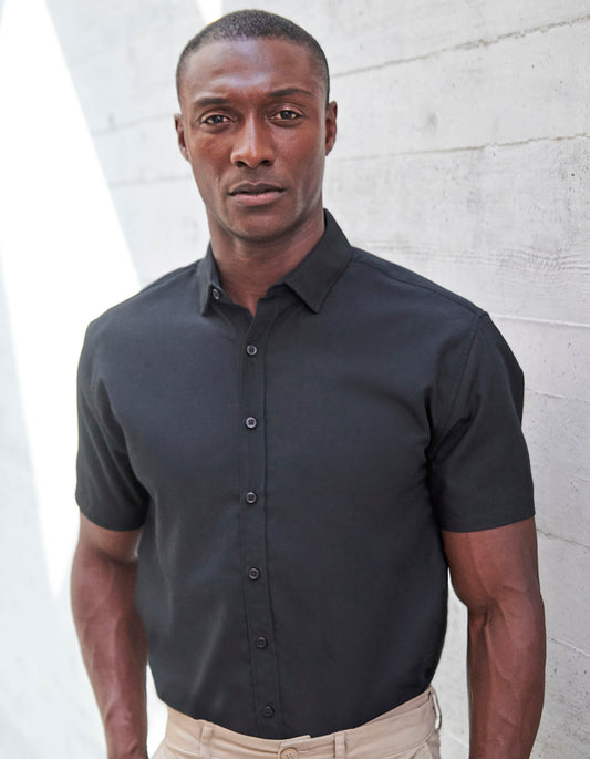 Men´s Short Sleeved ´Cotton Feel´ Coolplus® Shirt