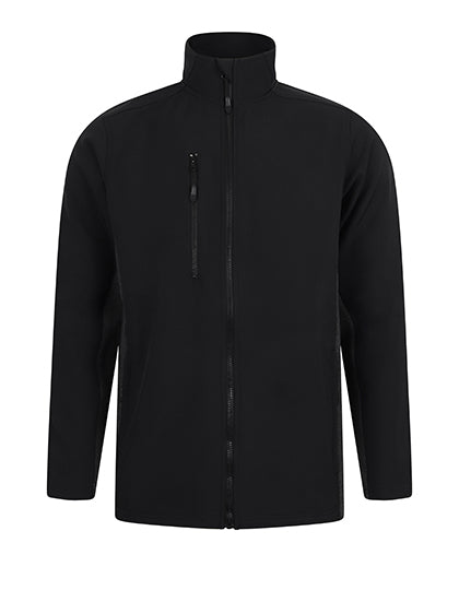 Unisex Softshell Jacket in Black, Größe 4XL