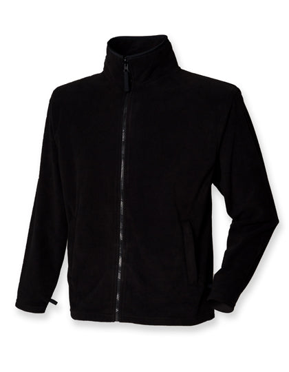Men´s Microfleece Jacket in Black, Größe 3XL