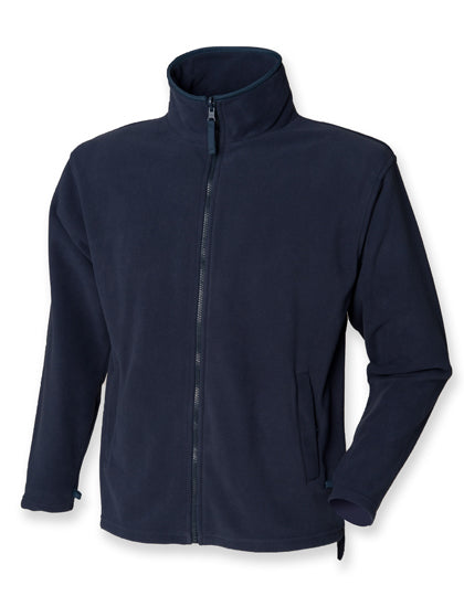 Men´s Microfleece Jacket in Navy, Größe 3XL
