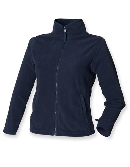 Ladies´ Microfleece Jacket in Navy, Größe XXL
