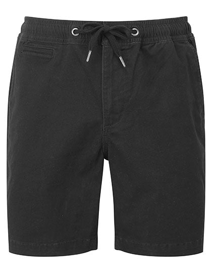 Men´s Drawstring Chino Shorts in Black, Größe XXL