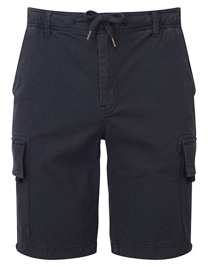 Men´s Drawstring Cargo Utility Shorts in Navy, Größe XXL