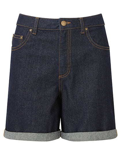 Women´s Denim Shorts in Indigo Denim, Größe XL