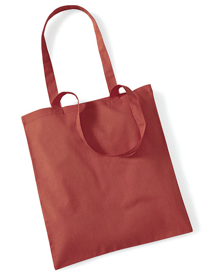 Bag For Life - Long Handles in Orange Rust, Größe 38 x 42 cm