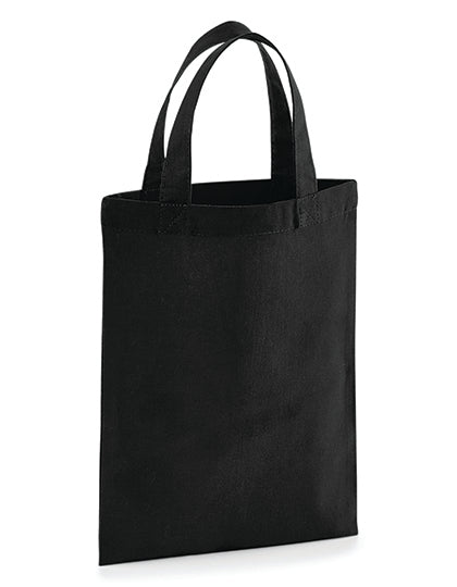 Cotton Party Bag For Life in Black, Größe 19 x 25 cm