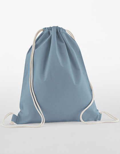 Organic Cotton InCo. Gymsac in Dusty Blue, Größe 37 x 46 cm
