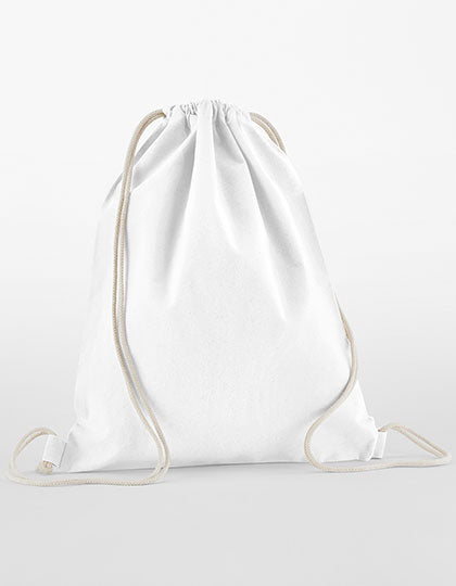 Organic Cotton InCo. Gymsac in White, Größe 37 x 46 cm