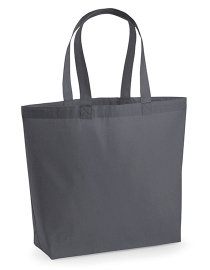 Premium Cotton Maxi Bag in Graphite Grey, Größe 35 x 39 x 13,5 cm