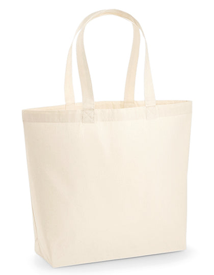 Premium Cotton Maxi Bag in Natural, Größe 35 x 39 x 13,5 cm