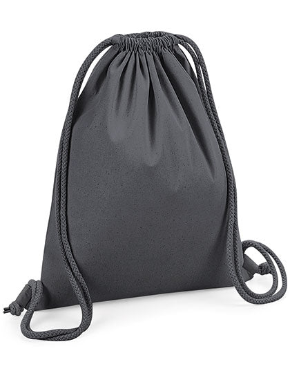 Organic Premium Cotton Gymsac in Graphite Grey, Größe 37 x 46 cm