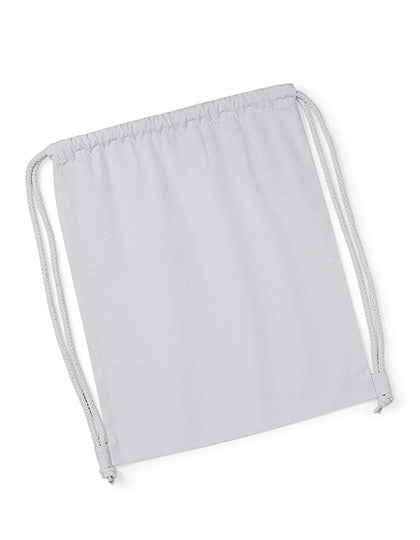 Organic Premium Cotton Gymsac in Light Grey, Größe 37 x 46 cm