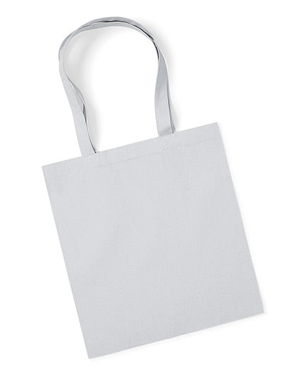 Organic Premium Cotton Bag in Light Grey, Größe 38 x 42 cm