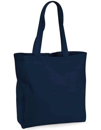Organic Premium Cotton Maxi Bag in French Navy, Größe 35 x 39 x 13,5 cm