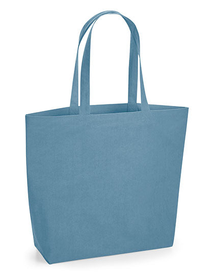 Organic Natural Dyed Maxi Bag for Life in Indigo Blue, Größe 35 x 39 x 13,5 cm