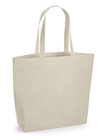 Organic Natural Dyed Maxi Bag for Life in Myrobalan Stone, Größe 35 x 39 x 13,5 cm