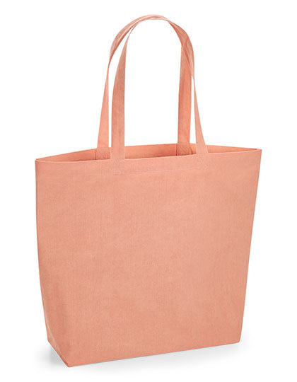 Organic Natural Dyed Maxi Bag for Life in Pomegranate Rose, Größe 35 x 39 x 13,5 cm