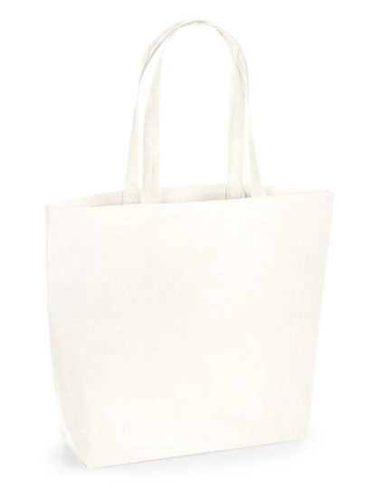 Organic Natural Dyed Maxi Bag for Life in Sea Salt, Größe 35 x 39 x 13,5 cm