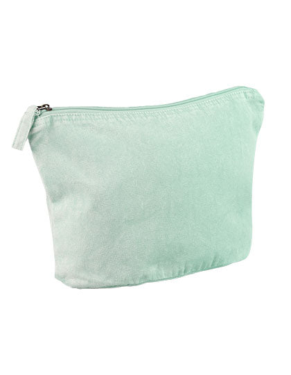 Garment Dyed Accessory Bag in Vintage Aqua, Größe M (21 x 18 x 9 cm)