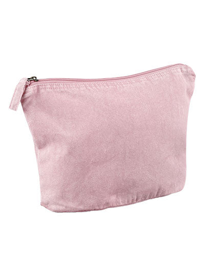 Garment Dyed Accessory Bag in Vintage Dusky Pink, Größe M (21 x 18 x 9 cm)