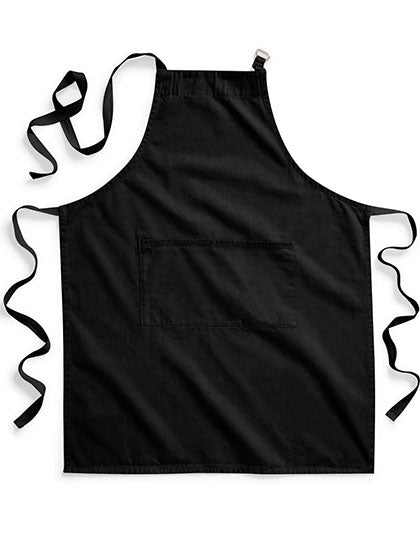 Fairtrade Cotton Adult Craft Apron in Black, Größe 70 x 93 cm
