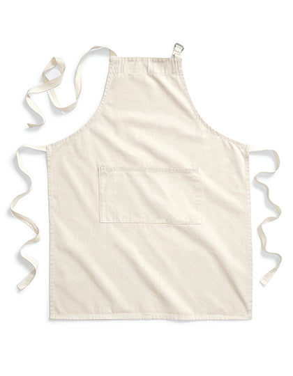 Fairtrade Cotton Adult Craft Apron in Natural, Größe 70 x 93 cm