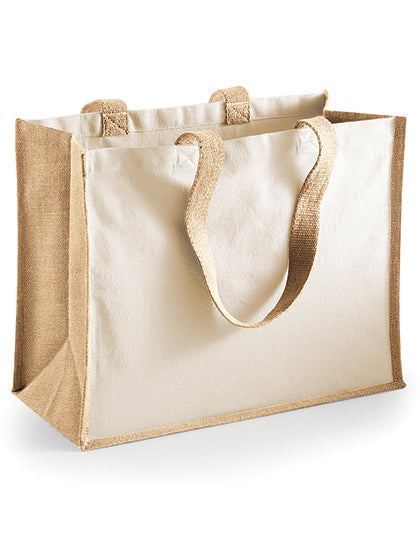 Printers Jute Classic Shopper in Natural, Größe 42 x 33 x 19 cm